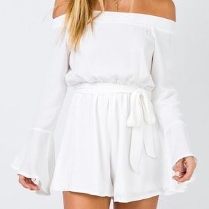 Princess Polly Marianne off the shoulder Playsuit